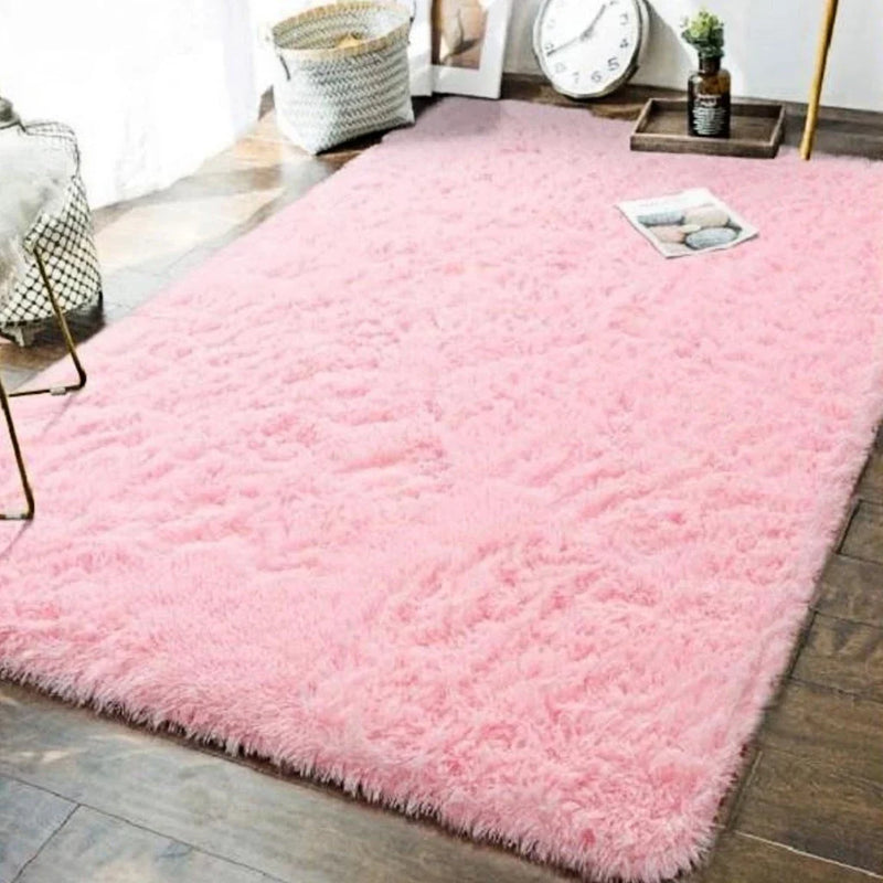 Tapete para Sala 1,50m x 1,00m Peludo Felpudo e Macio