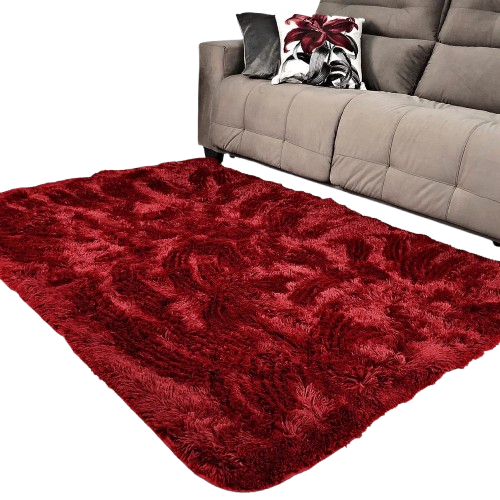 Tapete para Sala 1,50m x 1,00m Peludo Felpudo e Macio