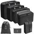 Kit Organizador de Viagem 7 Peças - Organize sua Mala sem Estresse