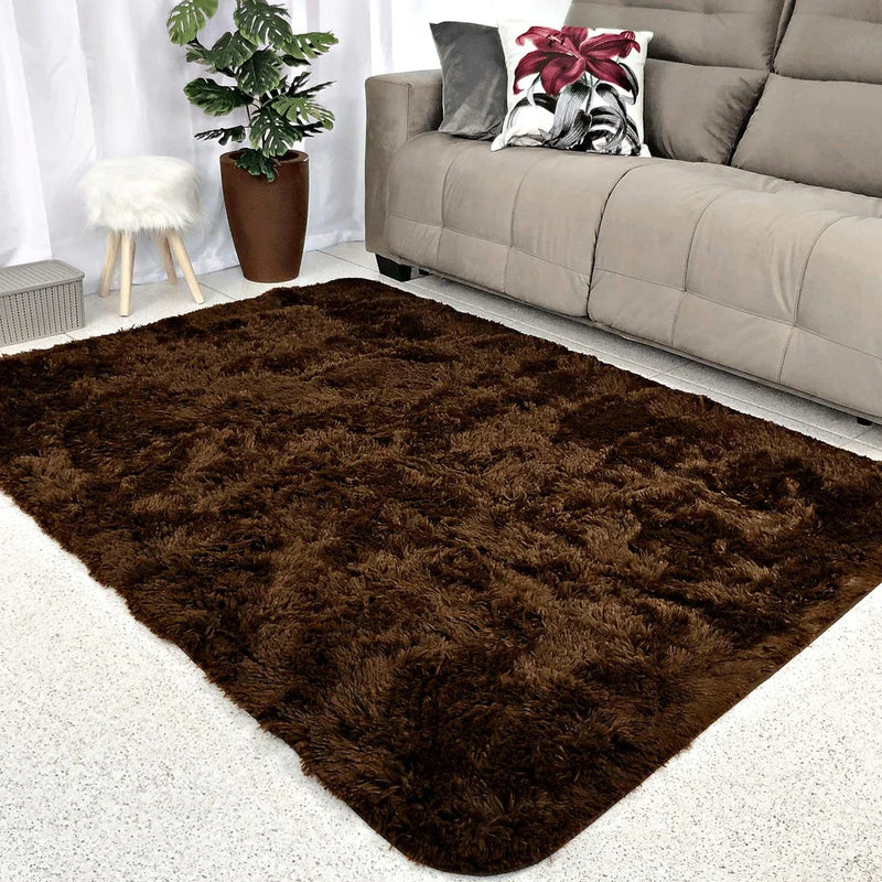 Tapete para Sala 1,50m x 1,00m Peludo Felpudo e Macio
