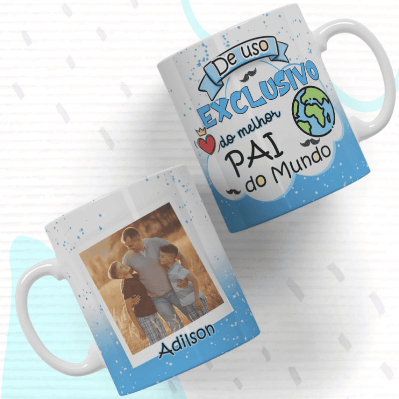 Caneca Personalizada com Foto e Nome - Presente Exclusivo