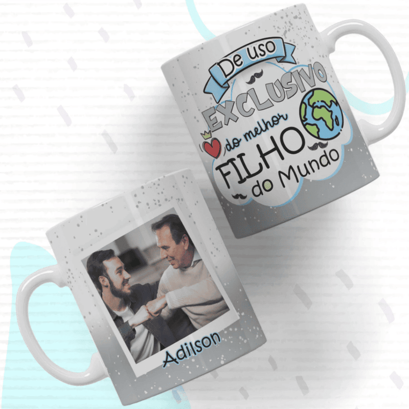 Caneca Personalizada com Foto e Nome - Presente Exclusivo