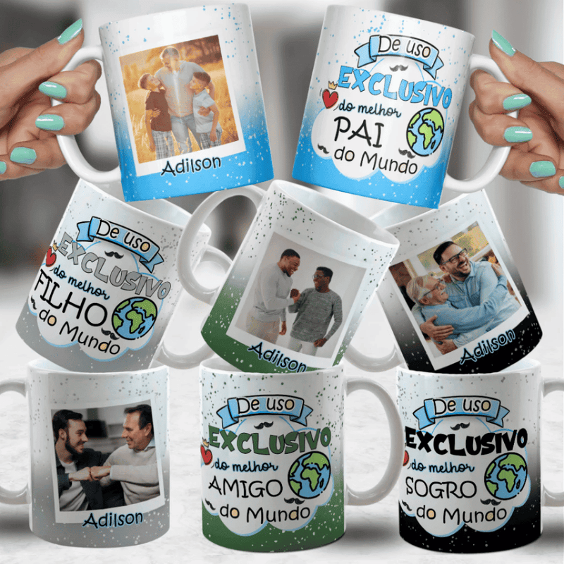 Caneca Personalizada com Foto e Nome - Presente Exclusivo