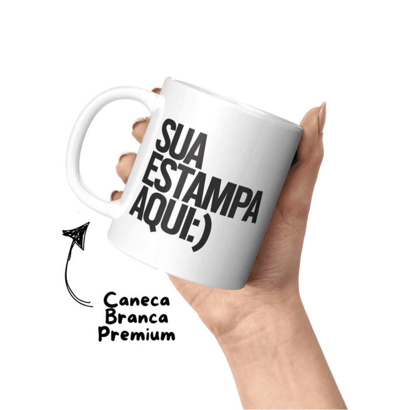 Caneca Porcelana Premium Personalizada - Eventos e Celebrações