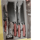 Conjunto Facas Inox 6 Peças Cabo Reforçado Aço Carbono