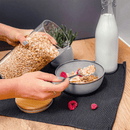 Kit 6 Potes Belifou Série Gaia com Tampas de Bambu