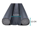 Protetor Rolinho Veda Porta Impermeável Sem Costura - Preto