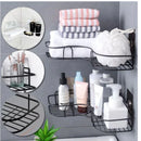 Kit de 2 Prateleiras Multiuso com Suporte Adesivo