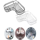 Kit de 2 Prateleiras Multiuso com Suporte Adesivo