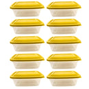 Jogo com 10 Potes Transparente de 500ml