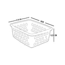 Kit com 10 Cestos Organizadores Multiuso Transparente