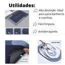Tapete de Banheiro Antiderrapante Super Absorvente