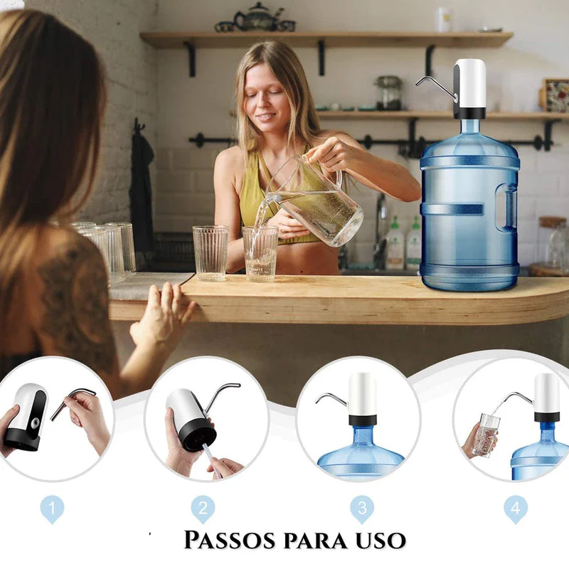 Bomba Elétrica de Galão Universal com Carregamento USB