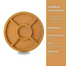 Kit Petisqueira Redonda com 6 Garfos