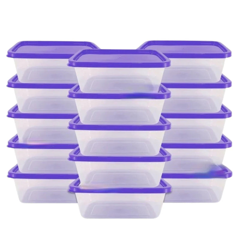 Jogo com 10 Potes Transparente de 500ml