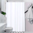 Cortina Box Lisa em PVC para Banheiro Anti Mofo com Ganchos