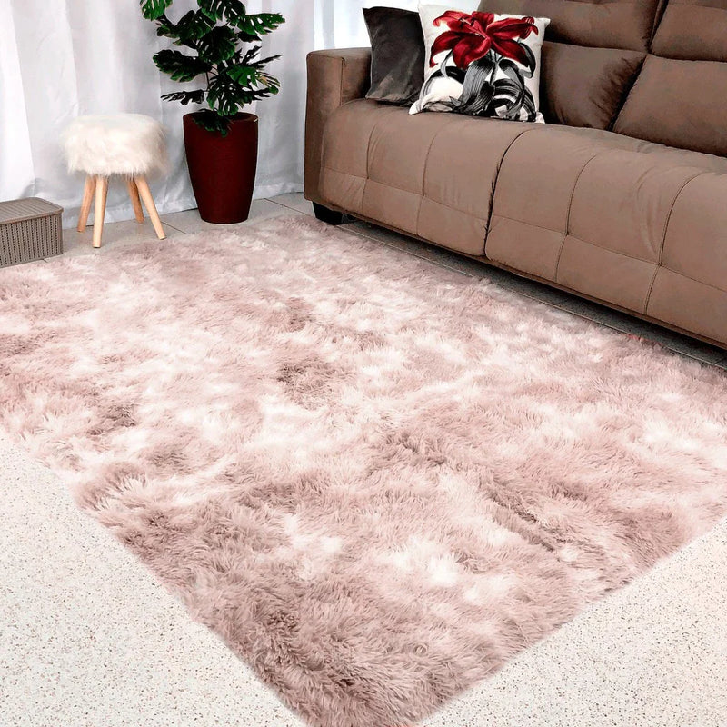 Tapete para Sala 1,50m x 1,00m Peludo Felpudo e Macio
