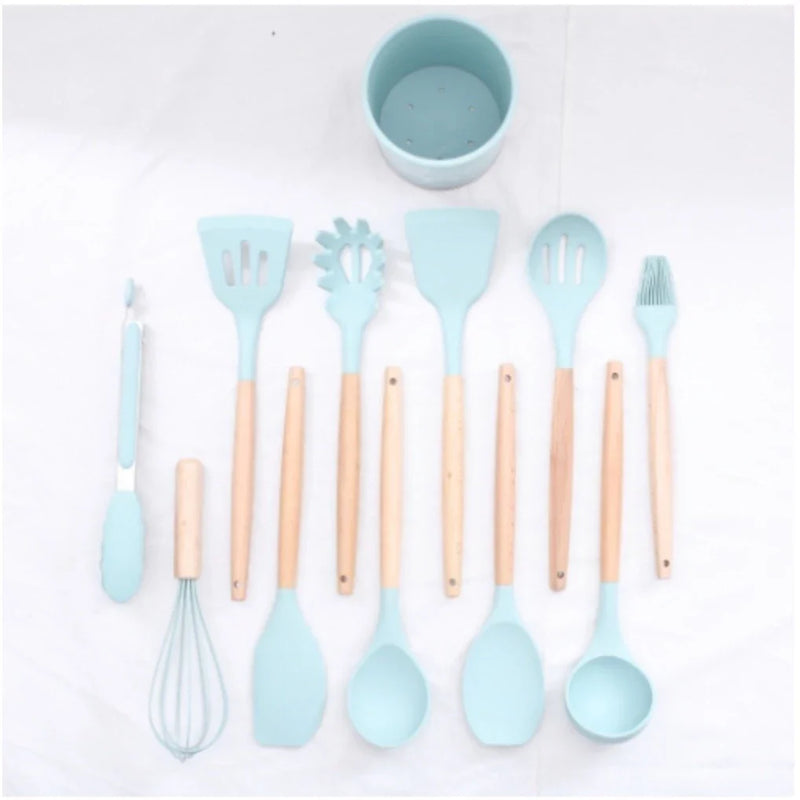 Jogo de Cozinha com 12 Peças em Silicone