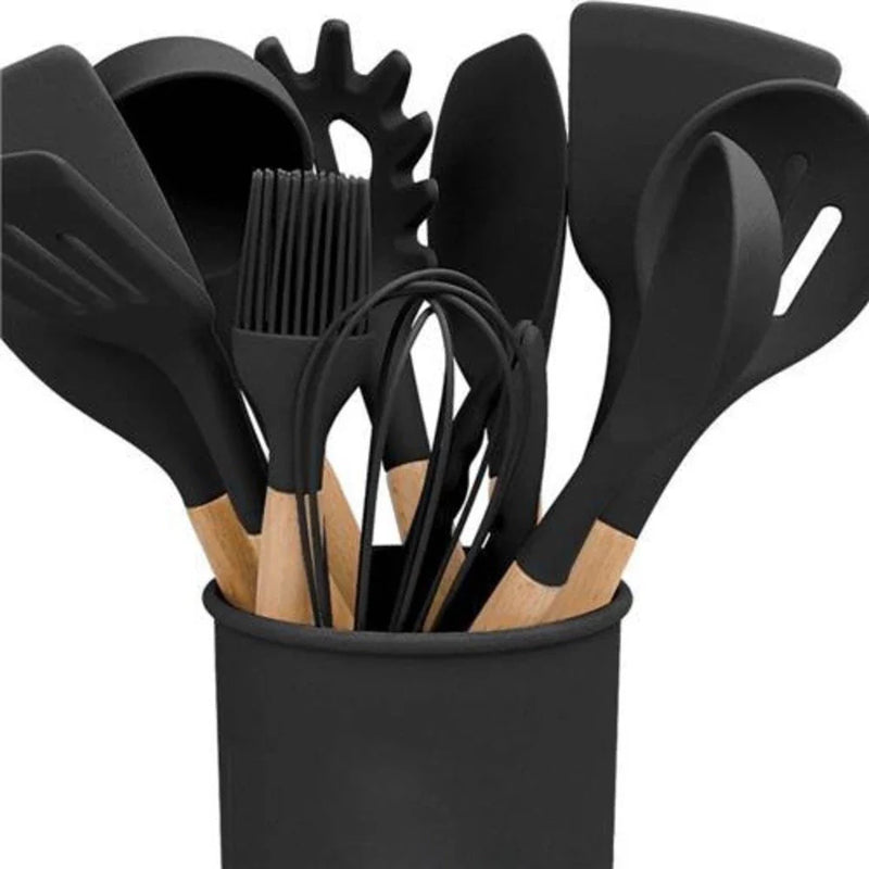 Jogo de Cozinha com 12 Peças em Silicone